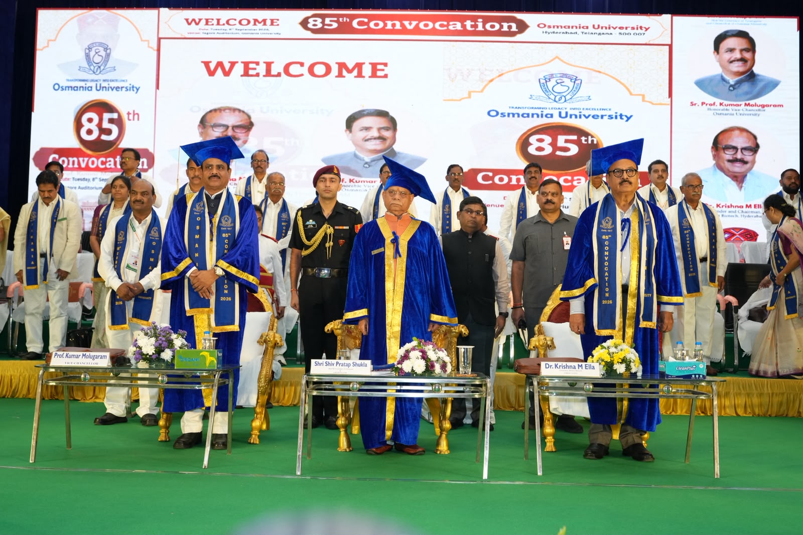 ఘనంగా ఓయూలో 85వ స్నాతకోత్సవం.. 640 మందికి పీహెచ్డీ పట్టాలు.. 71 మందికి బంగారు పతకాలు..