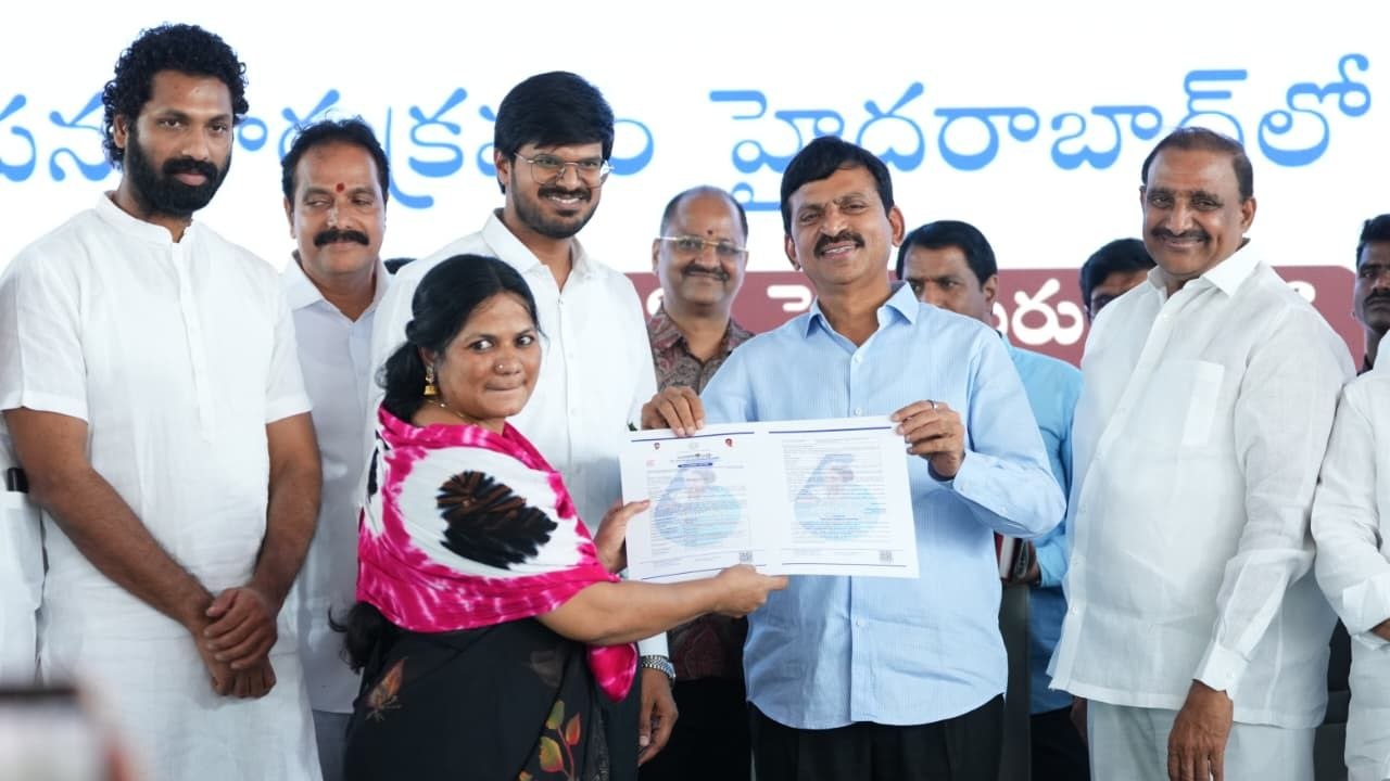 Minister Ponguleti Lays Foundation Stone for Indiramma Housing Towers