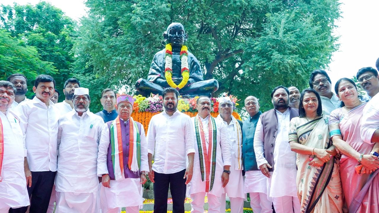 Tribute to the Father of the Nation at Bapu Ghat.. Digital Museum inaugurated